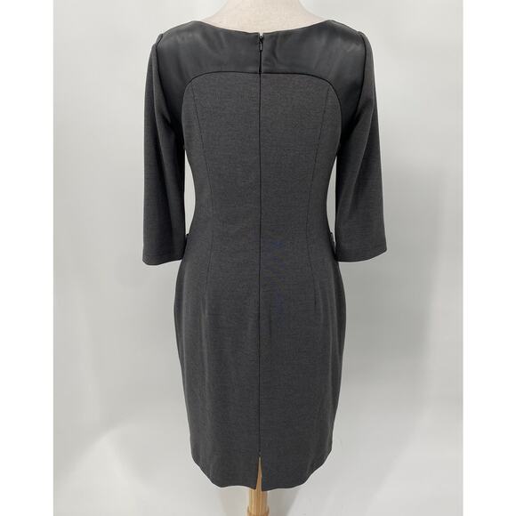 Kay Unger Black and Gray Midi Dress - Picture 6 of 10